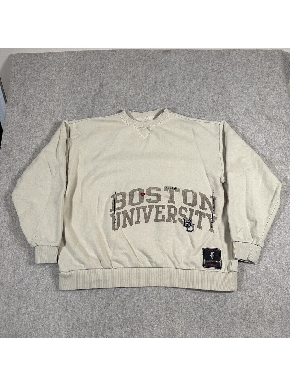 Boston University Travis Scott Sweatshirt XL Cactus Jack Beige/Tan